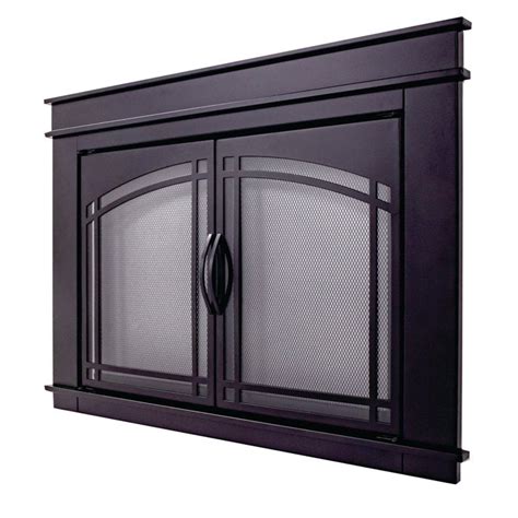 guion cabinet style steel fireplace doors|Fireplace Doors .